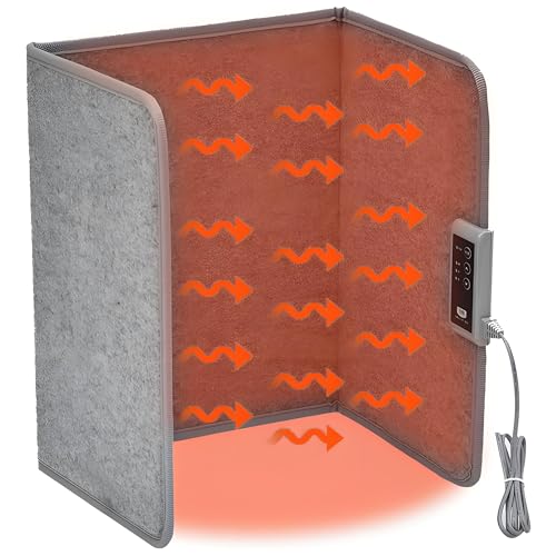 Calentador Debajo Del Escritorio, Calentador De Espacio Portátil, Calentador De Piernas Plegable Con Manta Suave, Calentador De Rodilla Para Pies Y Piernas Debajo Del Escritorio 235W, Para Oficina