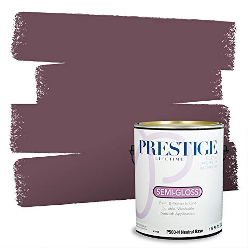 PRESTIGE Interior Paint and Primer in One, Raspberry Dream, Semi-Gloss,