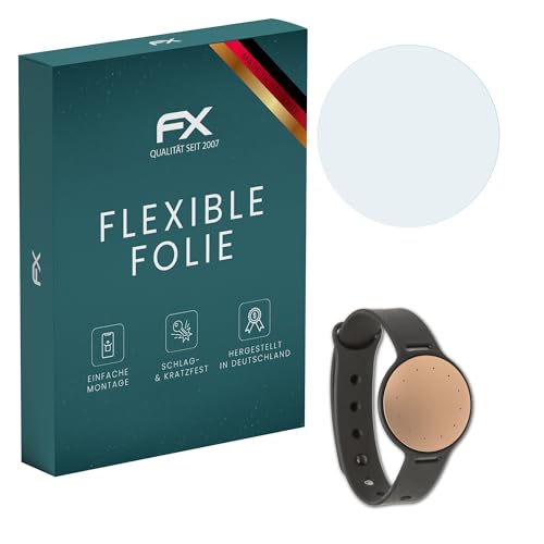 atFoliX Schutzfolie kompatibel mit Misfit Shine 2 Folie, ultraklare & flexible FX Bildschirmschutzfolie (3X)