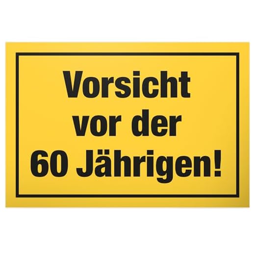 Tack! Se till 60 års tid, plastskylt – present 60. Födelsedagskvinnor, presentidé födelsedagspresent sextioje, födelsedagskalas/partytillbehör/födelsedagskort