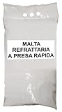  Set 5 Malta Refrattaria A Presa Rapida Kg 5 Colori Fa Da Te - Casa