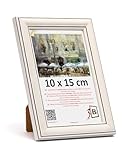 3-B Bari Rústico Marcos de fotos de madera con acrílico, 10 x 15 cm