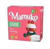 MAMUKO Organic Porridge - Rice Porridge with No Added Sugar, Milk & Preservatives - High Fiber...