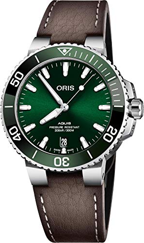 Oris Aquis Date Automatic Green Dial Men's Watch 01 733 7732 4157-07 5 21 10FC