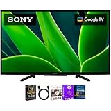 Sony KD32W830KIT1 32 inch Class W830K HD LED Smart Google TV HDR Android TV Built in Chromecast WiFi HDMI Streamin