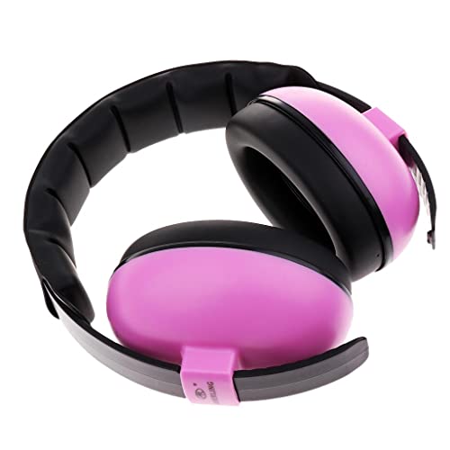 Luzhengyang Children Ear ion Noise Reduction Earmuffs for Sports Events and Concerts, NRR 26dB Ear Defenders for Kids and Teenagers - Pink, as described