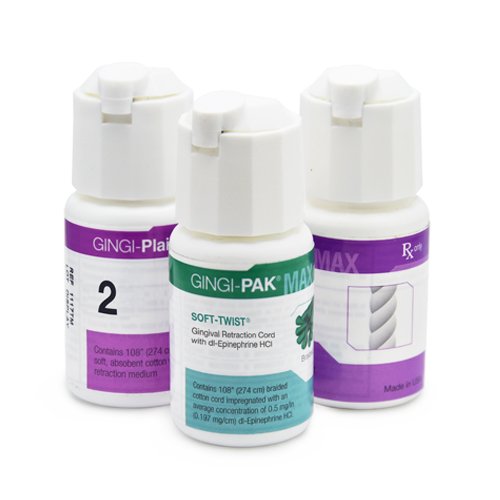 Gingi-Pak GI-11110M Gingi-Plain Max Soft Twist Cord, #2, Medium, Shape
