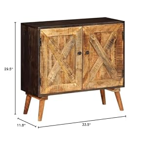 Sideboard Solid Mango Wood 335x118x295 Furniture Entryway Cupboard Console Table Cupboard Tablefor a Home OfficeLiving RoomDining Room