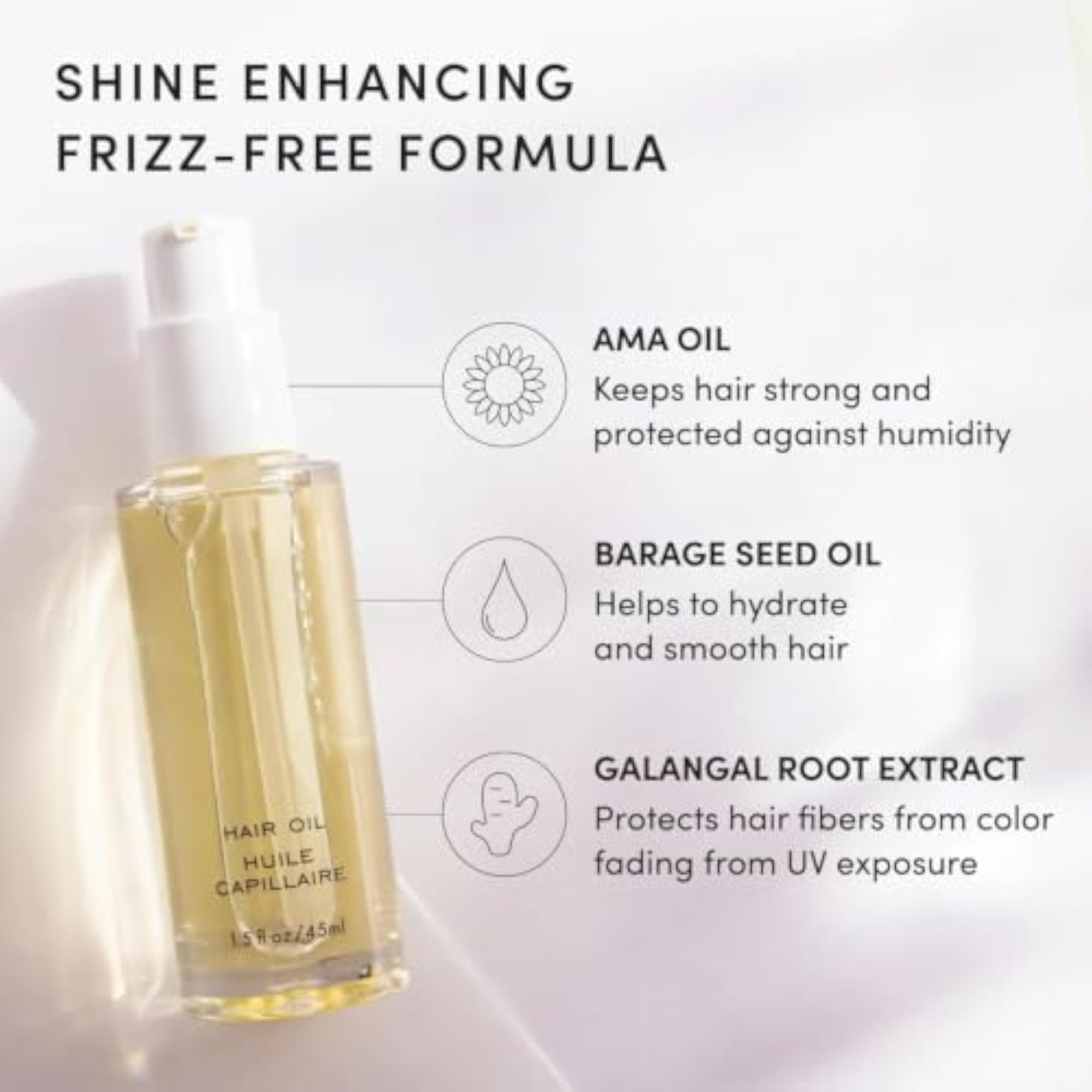Total Care Hair Oil, 500ml for Frizz Control