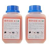 Hemobllo Wiederverwendbares Silicagel Trockenmittel mit Farbwechselnden Kieselgelperlen 2 Flaschen Je 500g Feuchtigkeitsabsorbierend für Elektronik und Laborgüter im Lager