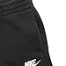 Nike Club Fleece Rib Cuff Pants (Little Kids) Black