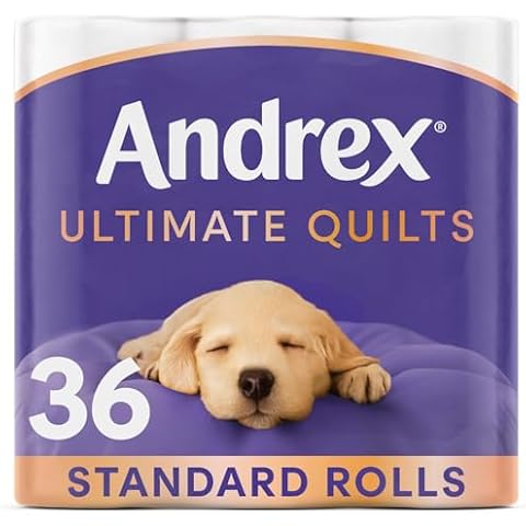 Andrex Ultimate Quilts Toilet Tissue 36 Rolls Cover