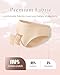 ALL OF SHE Womens Underwear Cotton Hipster Panties Breathable Sexy Cheeky Stretch Soft Ladies Bikini Underwear 6 Pack S-XXL