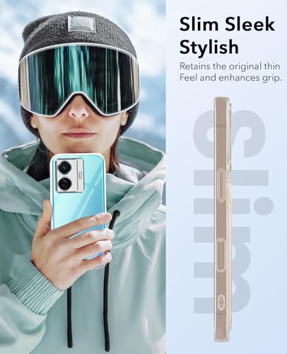 Image of Jkobi Lifetime Anti-Yellow Clear Back Cover Case for Vivo T1 Pro 5G (Sleek Hard Crystal | Shockproof and Camera Protection)