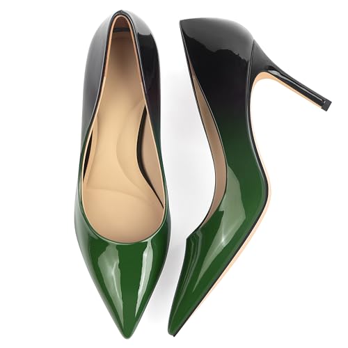 XINIUNIU �����p�n�C�q�[�� �p���v�X �O���f�[�V���� �p�e���g���U�[ 8.3cm 8cm �t�H�[�}�� �Z�N�V�[ �t�@�b�V���� �X�e�B���b�g �h���X �E�F�f�B���O�V���[�Y �|�C���e�b�h�g�D, �t�H���X�g�O���[��, 25.5 cm