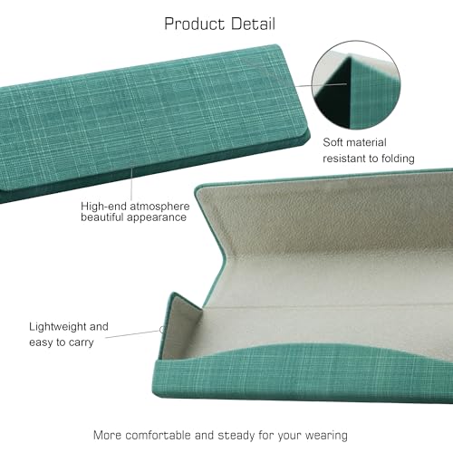 Image of VisionGlobal Hard Shell Eyeglass Case for Eyeglasses and Sunglasses for Men /Women and Kids