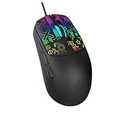 Facile à utiliser : connexion filaire pratique avec interface USB 2.0.Pas besoin de pilote, plug and play directement, pas de souci de connexion comme une souris sans fil.