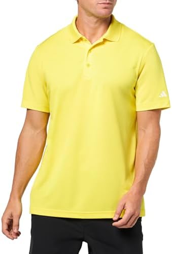 adidas Men's Performance Polo Shirt/Bright Yellow/3X-Large