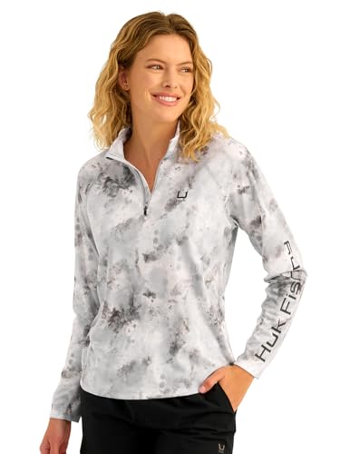 HUK Women's Icon 1/4 Zip, Performance Fishing Pullover