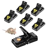 Fengyang 6Pcs Mäusefalle, Rattenfalle Schlagfallen, Mausefalle Schlagfalle, Mausefallen...