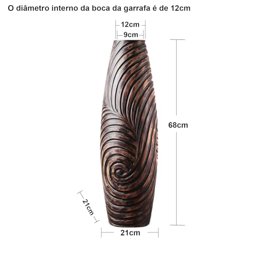 Resina Vasos para Planta, Vaso Decorativo Moderno e Minimalista, Vaso Floreira Adequado para Decorar