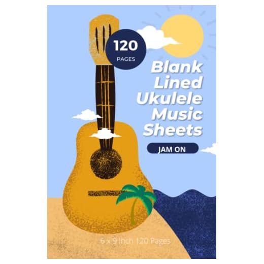 Blank Lined Ukulele Music Paper: Whether you’re just learning the uke or a pro, compose on Blank lined Ukulele Music paper your masterpiece!