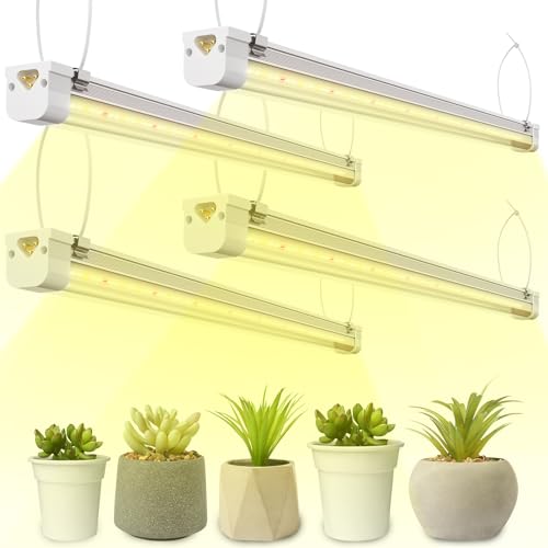 FREELICHT T8 Grow Lights for Indoor Plants, 2FT Full Spectrum,