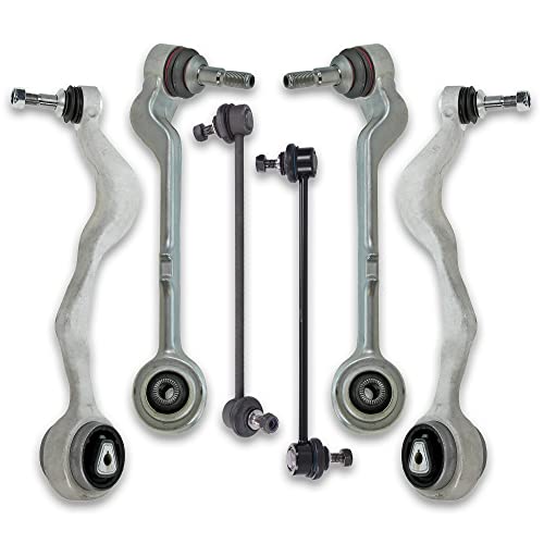 ATEC Germany 2x bras de suspension avant infŽrieur, 2x bras de suspension avant infŽrieur avant, 2x barres de liaison Compatible avec BMW SŽrie 1 (E81)(E87)(E88)(E82), SŽrie 3 (E90)(E93)(E92)(E91), X1