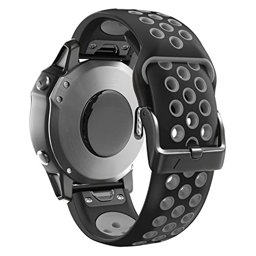 Correa de 22MM en silicona premium de alta resistencia compatible con reloj deportivo serie 6 y 7