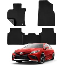 Carpet Floor Mats for Toyota Camry 8th 2018-2024, All Weather Protection Row Liner for Camry Owners, Anti-Slip Custom Full Set Car Interior Accessories 2019 2020 2021 2022 2023