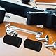 HANABASS 4 Stück Fuß Schaumstoff Pads, Schwammbezug für Fitnessgeräte Für Multifunktions Hantelbank Klappbar, Schrägbank, Bauchmuskeltrainer, Seated Leg Extension Fitness Equipment