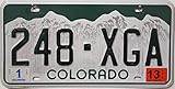 us license plate mottos Geprägte Ausführung (embossed)