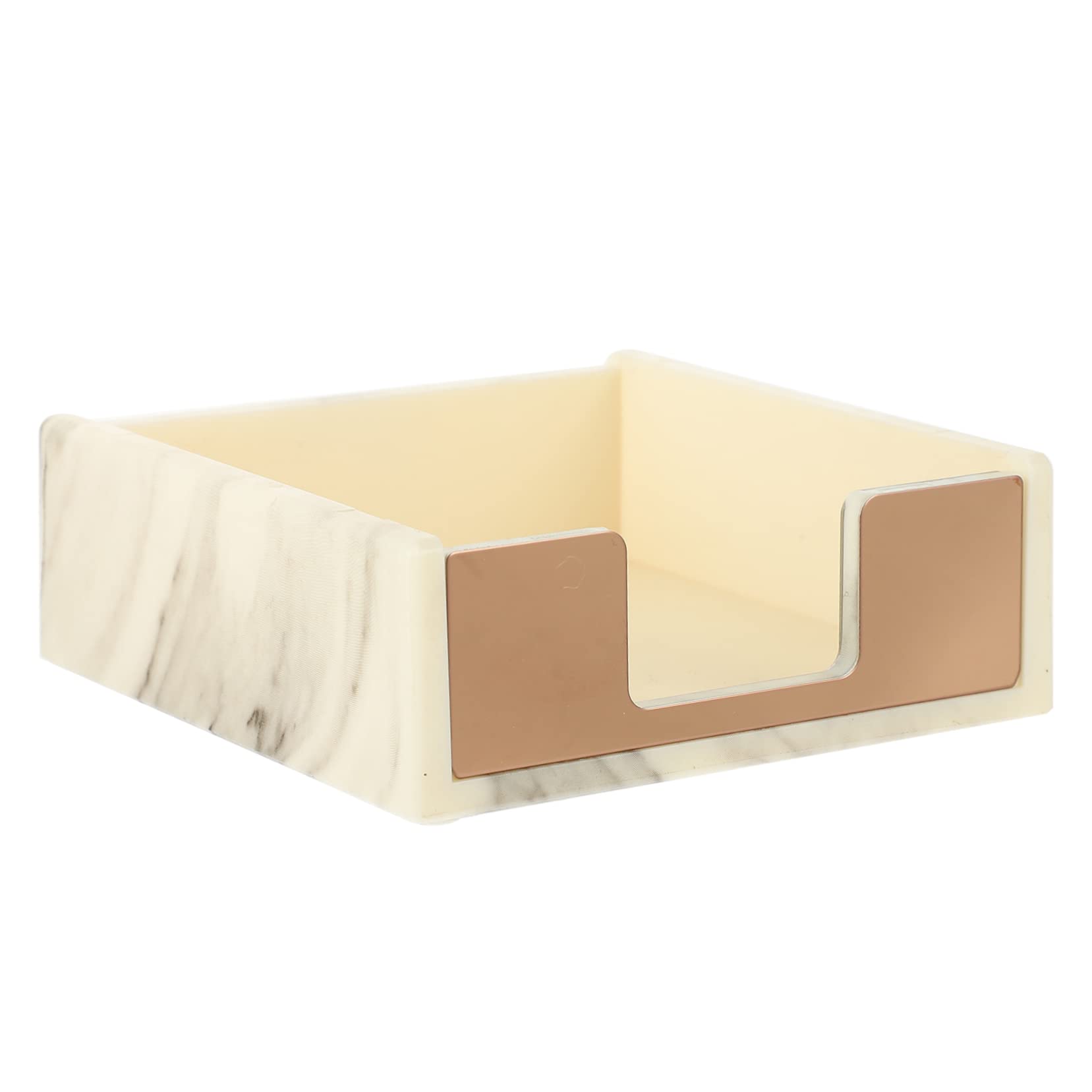 MAGICLULU 3piezas Soporte De Notas De Mármol Dispensador De Papeleos Decorativo Organizador De Escritorio Multifuncional Para Notas Tarjetas De Visita y Material De Oficina