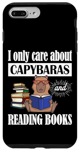 Cute Funny Kawaii Kids Reading Read Books Capybara Lover �X�}�z�P�[�X iPhone 7 Plus/8 Plus �p