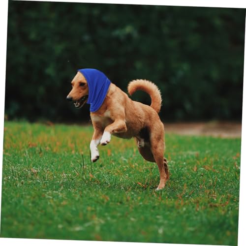 QUMIIRITY Winter Hunde Ohrenschutz Elastisch aus Weichem Material Kältefester Haustier Snood für Zuhause Ohrwärmer für Kleine und Große Hunde