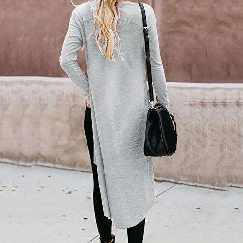 Chaleco mujer verano con botón y bolsillo corte mi-long casual 3