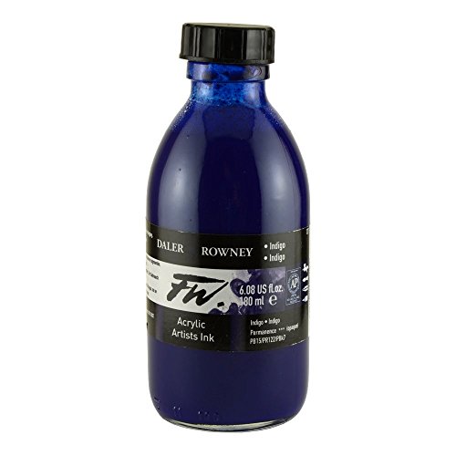 Daler Rowney - FW Acrylic Artists Ink - 6 oz. Bottle - Indigo