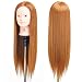 Cabeza de Maniquí, SIGHTLING 26" 60% Cabello Humano Real Practicas Formación Muñeca...