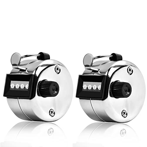 Ktrio Lot De 6 Compteurs Manuels à 4 Chiffres - Compteur Mécanique