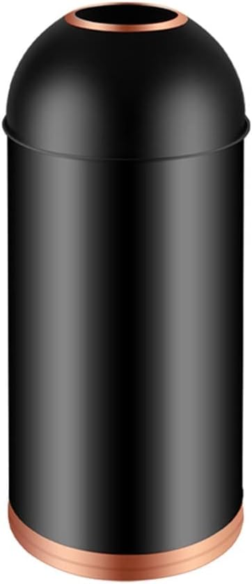 Amazon.com: Stainless Steel Trash Can with Lid Open Top Trash Bin ...