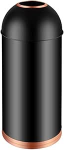 Amazon.com: Stainless Steel Trash Can with Lid Open Top Trash Bin ...