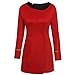 Classic Star Trek Dress Costume Adult Duty Women Uniform (Medium, Red)