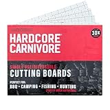 Hardcore Carnivore Disposable Cutting Boards (30 Pack, 24' x 18') Large Heavy-Duty Sheets for BBQ, Camping, Hunting and Catering