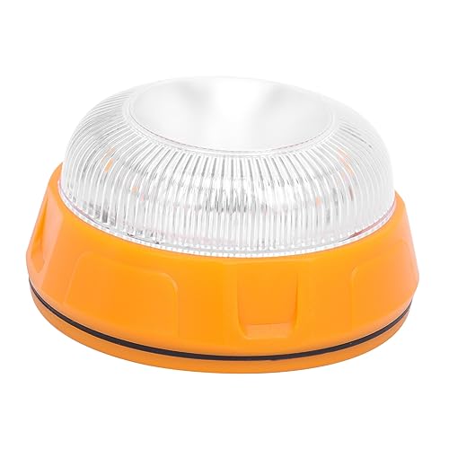 Feu stroboscopique Mobestech portable jaune avec fixation magnétique stable en ABS