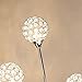 HOMCOM 5-Light Upright Floor Lamps for Living Room with K9 Crystal Lampshade, Modern Standing Lamp for Bedroom, (Bulb not Included), Silver HOMCOM 5-Light Upright Floor Lamps for Living Room with K9 Crystal Lampshade, Modern Standing Lamp for Bedroom, (Bulb not Included), Silver
