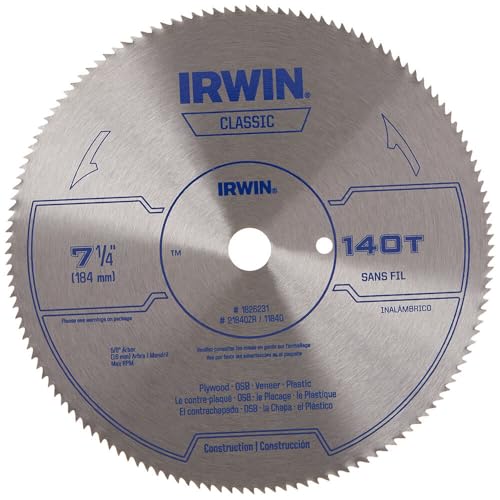 IRWIN Tools Classic Series Steel Corded Circular Saw Blade, ...