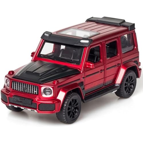 Image of DARVICE 1:32 Scale G Wagon Diecast Car Die Cast Metal Toy Car For Kids Pullback Toy Car With Openable Doors Light Music Best Toys Gifts Toys For Boy, Multicolor