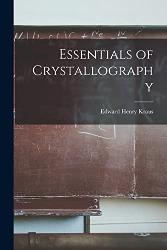 Essentials of Crystallography