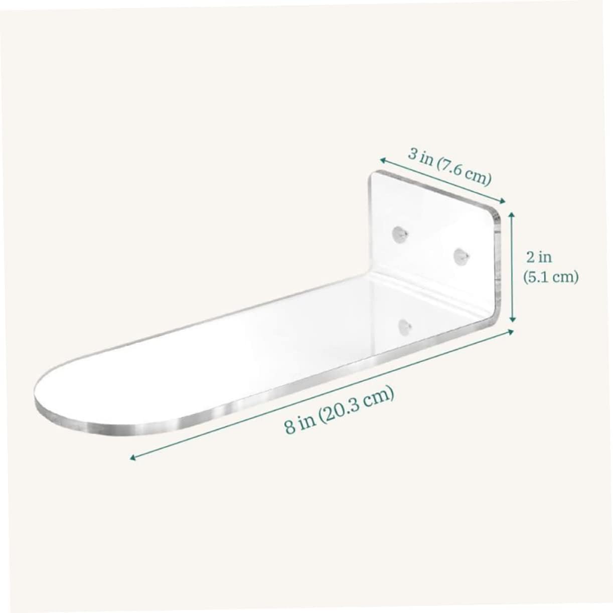 6pcs Wall-Mounted Floating Shoe Rack Display for Closet Entryway Bedroom