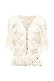 100% Polyacryl ESPRIT Accessoires Damen 058EA1Q026 Schal, Weiß (Off White 110), Small (Herstellergröße: S)